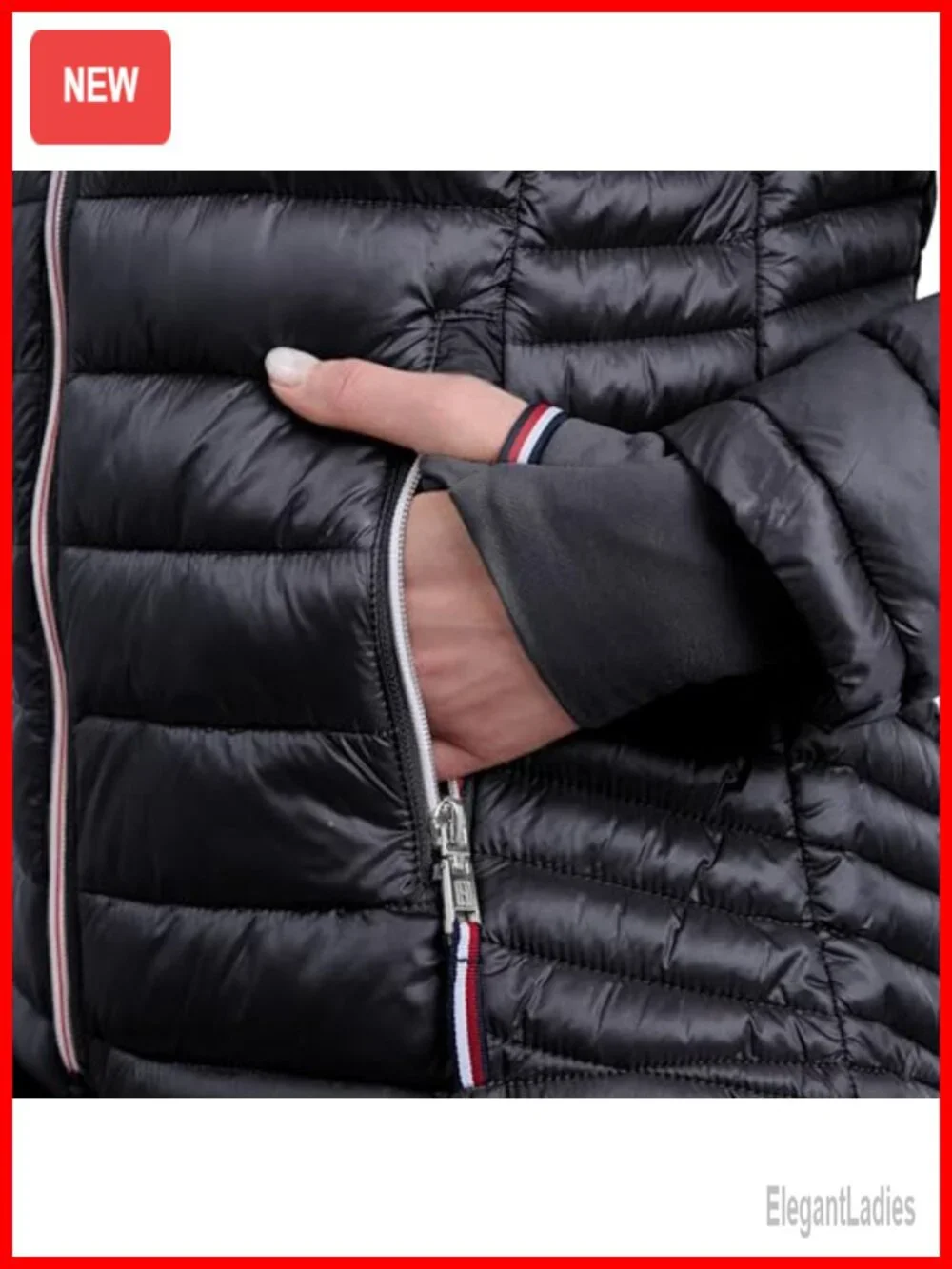 Lightweight Packable Puffer Jacket with Hood and Bag